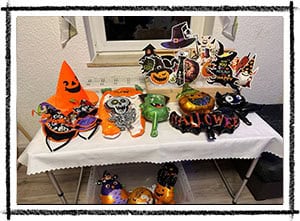 Ja, Halloween Requisiten