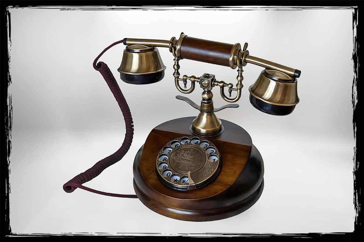 Audiogästebuch mit Holzelementen im Retro-Look