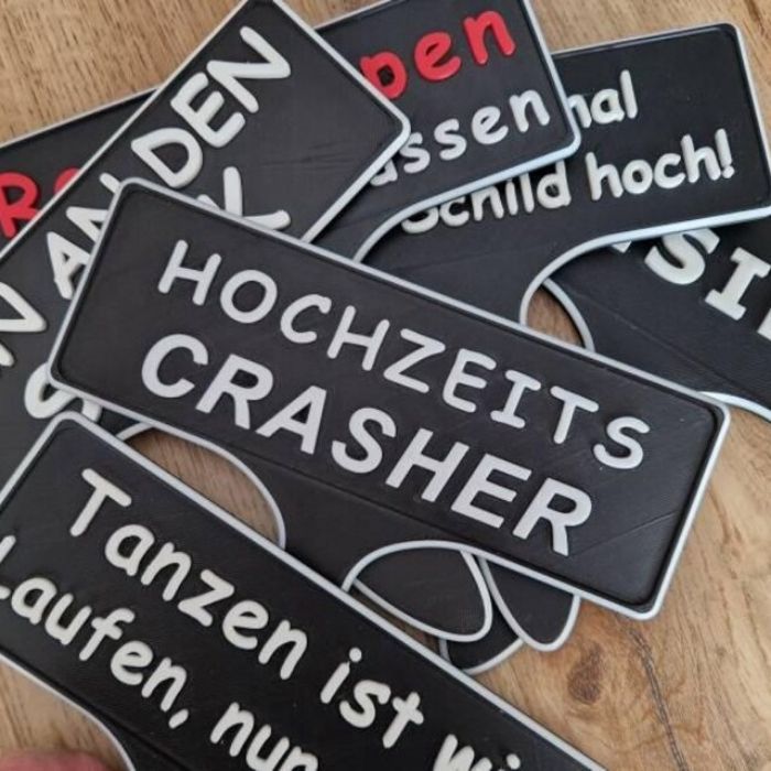 Begeisterte Kundenrezension für unsere Fotobox-Schilder