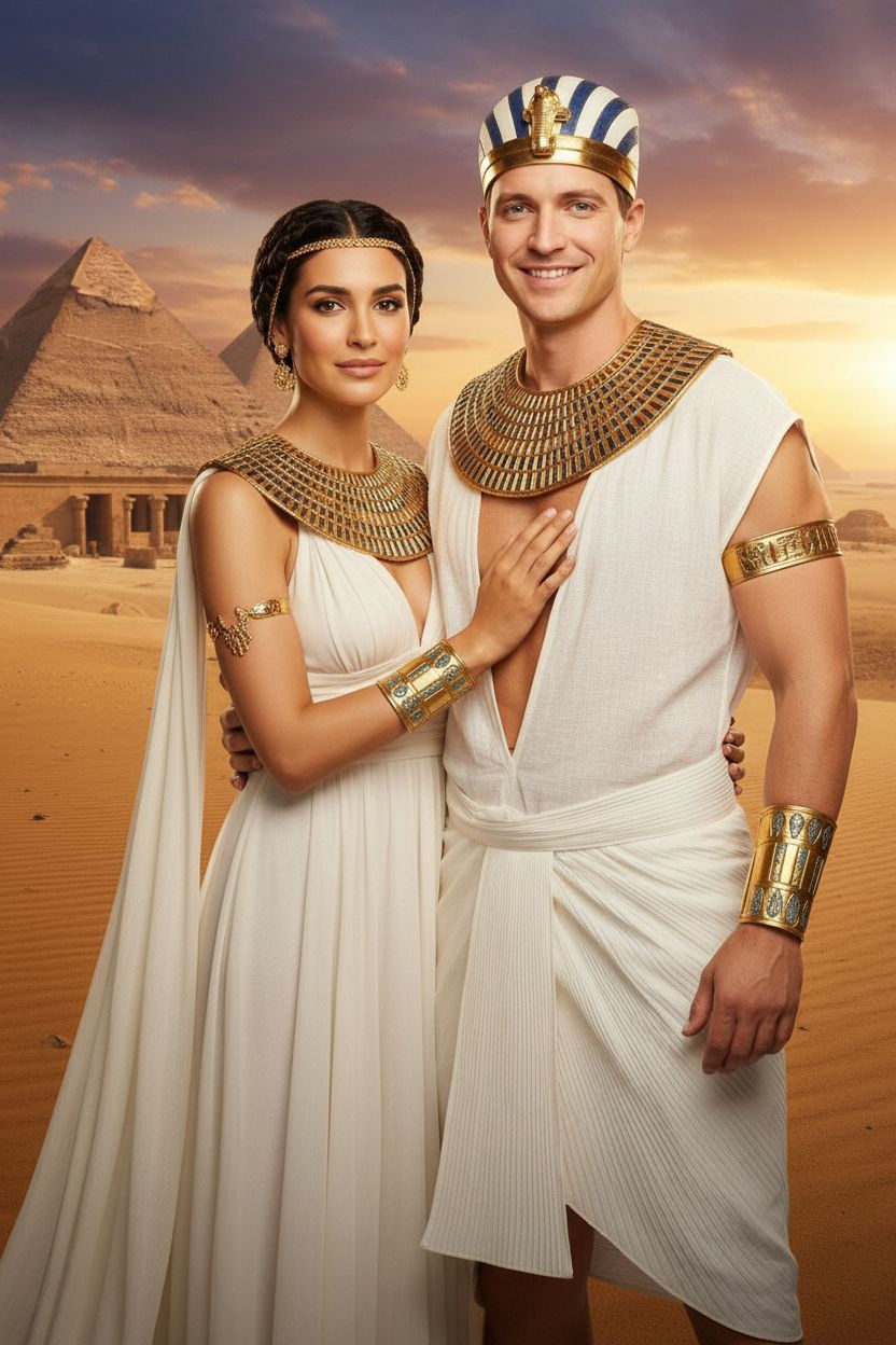 Königliches Antikes Ägypten Pharaonen KI Design