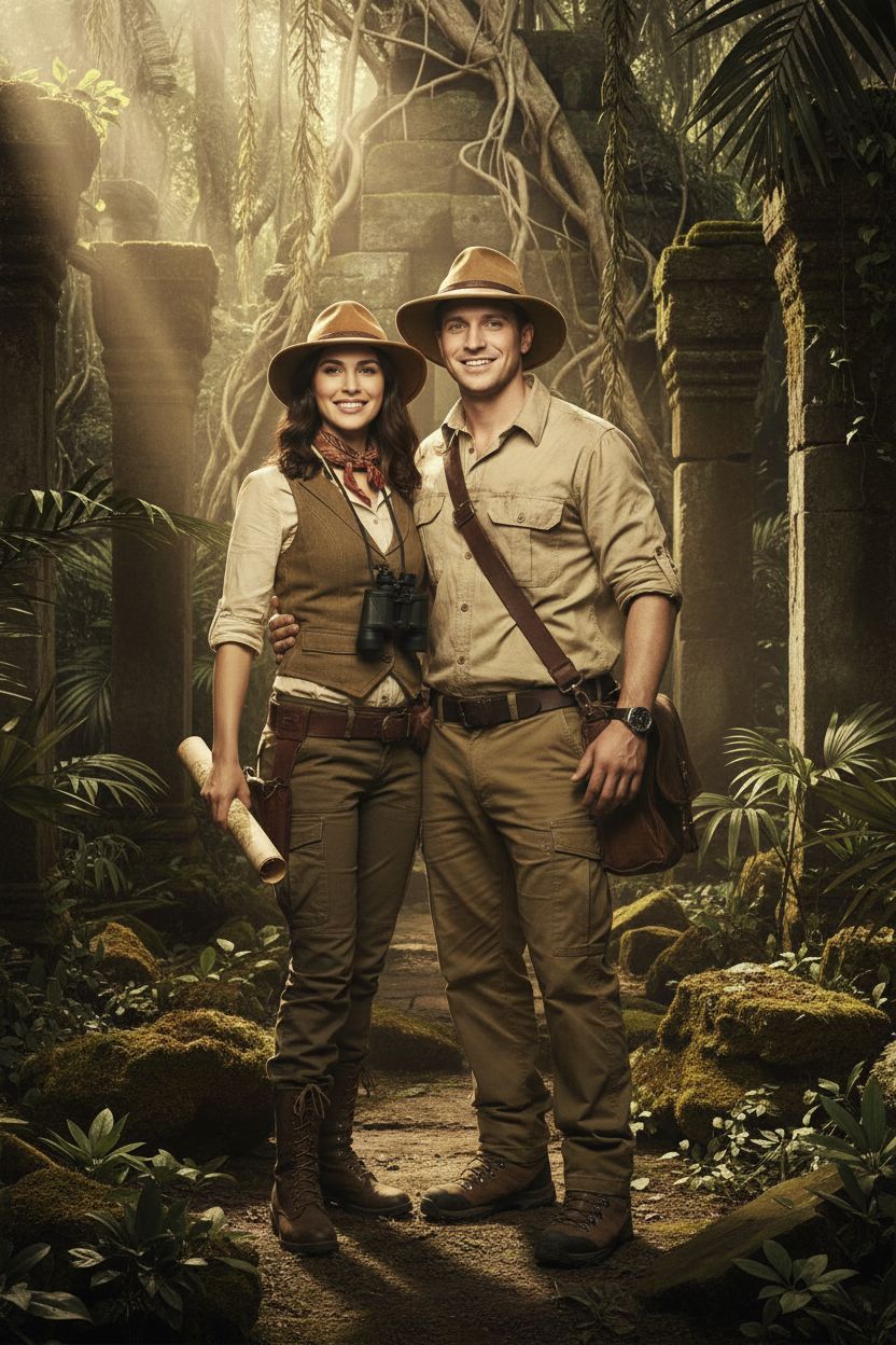 Dschungel Safari Abenteuer KI Foto Transformation