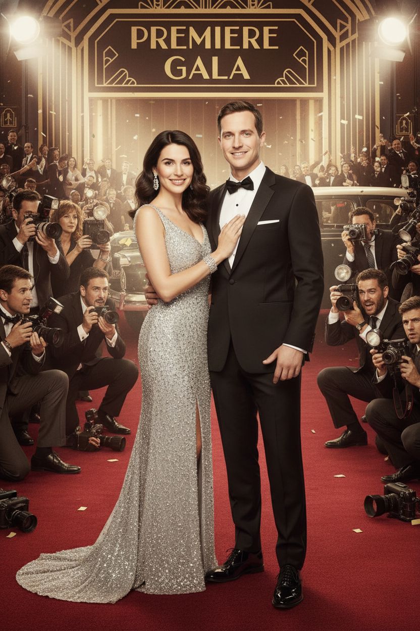 Gala und Glamour Hollywood Style durch KI Transformation