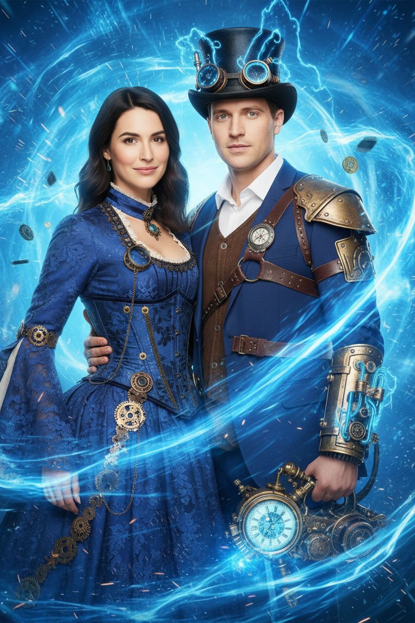 Fantastische Steampunk Zeitreise KI Transformation