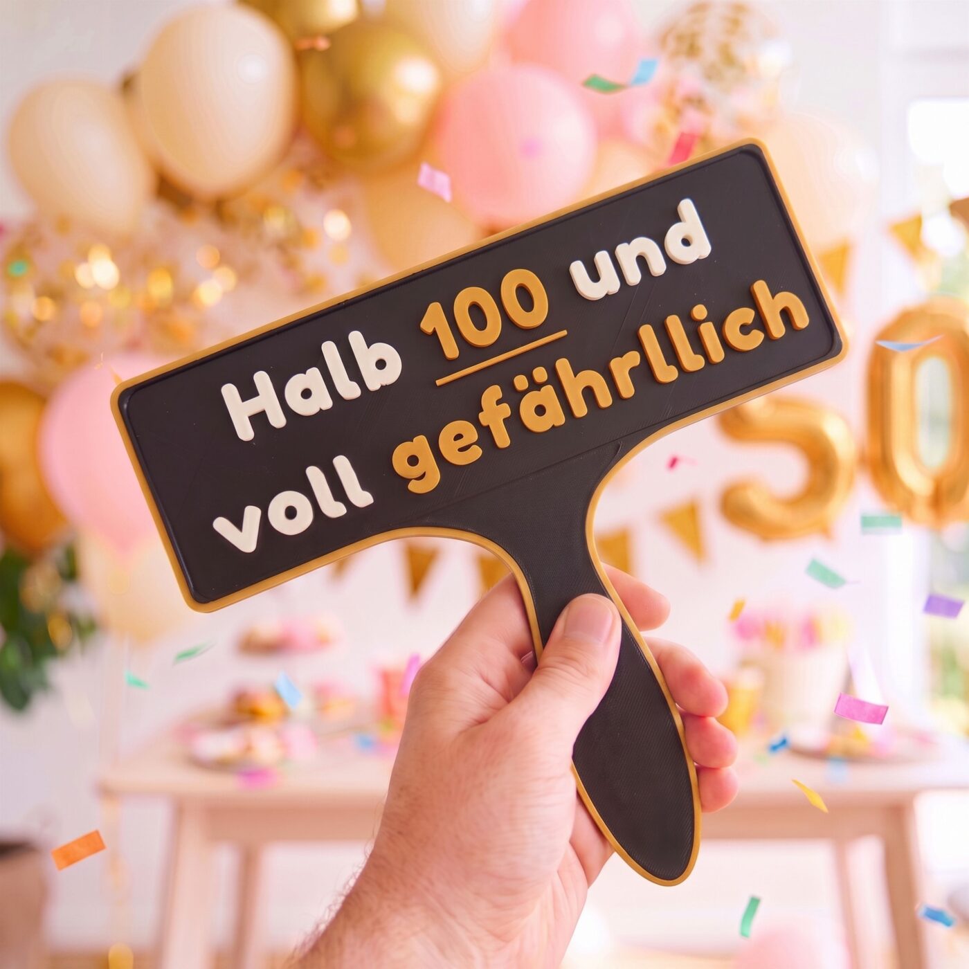 Fotobox Requisite Halb 100 und voll gefährlich